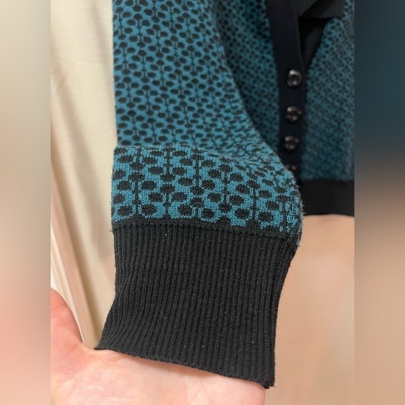 🔴Ruelle vintage unique asymmetrical cardigan sweater size small - Picture 4 of 6